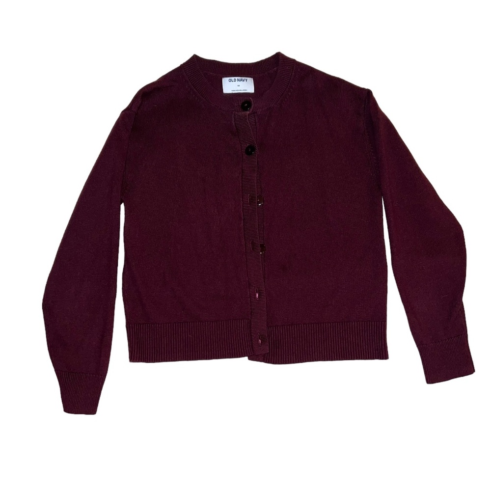 Old Navy Women's Crew Neck Button Cardigan